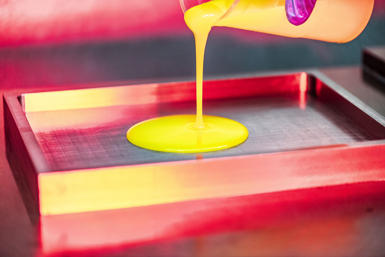 Laboratory polymer filling mould process